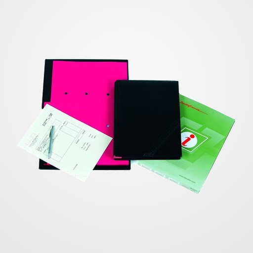 PORTAFIRMAS IBERPLAS PVC 20 DEPARTAMENTOS NEGRO