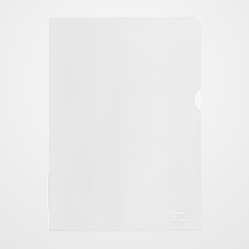 DOSIER ANGULO RECTO ESSELTE RECYCLE PP RECICLADO 100µ A4 PIEL NARANJA TRANSPARENTE PAQUETE de 20