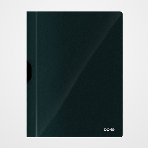 DOSIER CLIP PP A4 pinza METAL 30h NEGRO