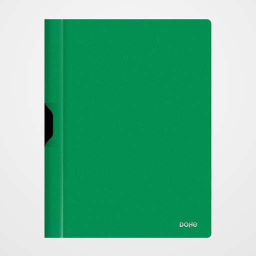 DOSIER CLIP PP A4 pinza METAL 30h VERDE