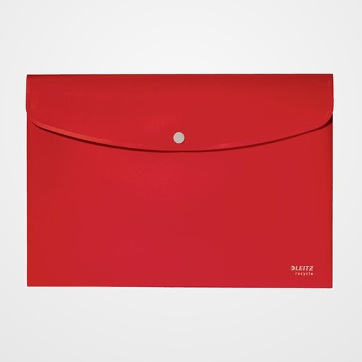 DOSIER SOBRE LEITZ RECYCLE PP OPACO BROCHE A4 ROJO
