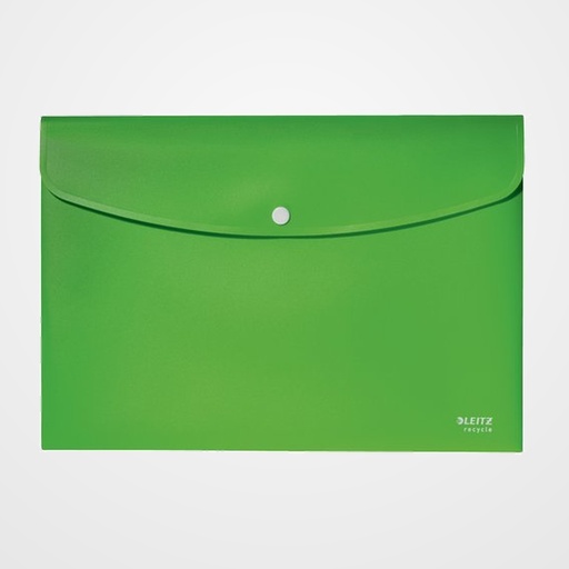 DOSIER SOBRE LEITZ RECYCLE PP OPACO BROCHE A4 VERDE