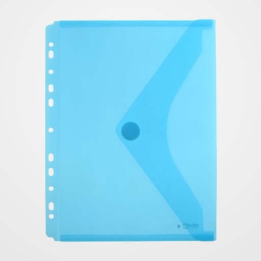DOSIER SOBRE OFFICE BOX PP VELCRO A4 MULTITALADRO AZUL