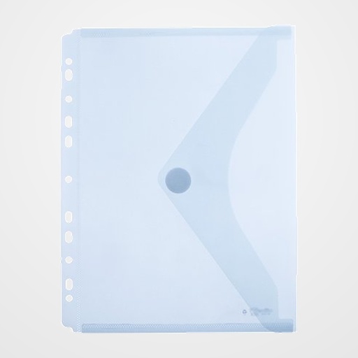 DOSIER SOBRE OFFICE BOX PP VELCRO A4 MULTITALADRO CRISTAL