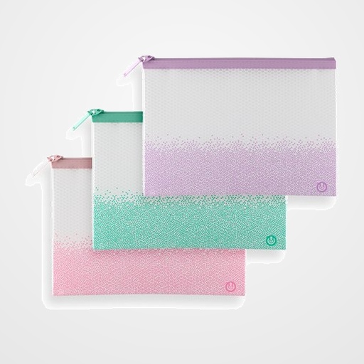 DOSIER SOBRE CARCHIVO CREMALLERA EVA-BAG SENSE A5 SURTIDO (3 col.)