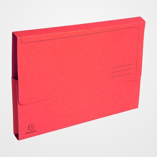 SUBCARPETA EXACOMPTA FOREVER (BOLSA FUELLE 32mm) 290g A4 ROJO PAQUETE de 10