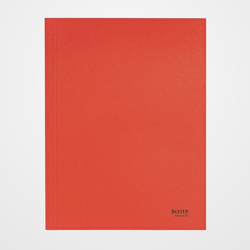 SUBCARPETA LEITZ RECYCLE 3 SOLAPAS A4 ROJO
