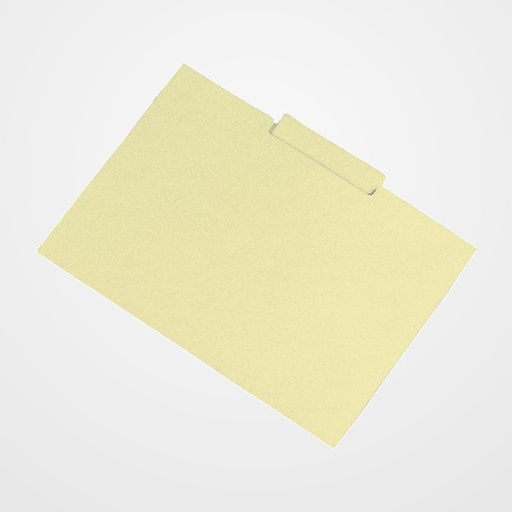 SUBCARPETA GIO PESTAÑA CENTRAL 250g Fº AMARILLO CAÑA PAQUETE de 50 (SB2241-000-00)