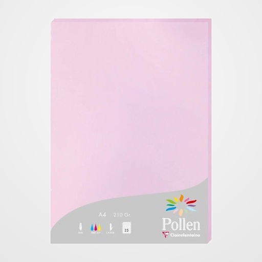 PAPEL CLAIREFONTAINE POLLEN A4 210g 25h LILA