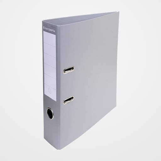 ARCHIVADOR palanca EXACOMPTA PREM TOUCH FORRADO PVC RADO A4 70mm GRIS