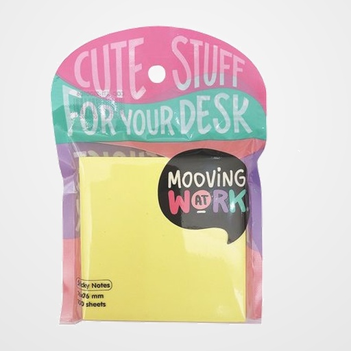 NOTAS ADHESIVAS MOOVING 100h 76x76 MULTICOLOR