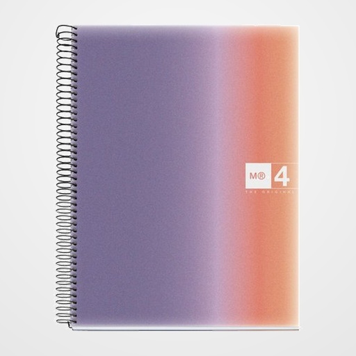 BLOC MIQUELRIUS AURORA NOTEBOOK 4 micro.tapa PP A4 120h 70g HORIZONTAL PROVENCE