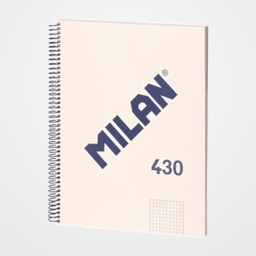 BLOC MILAN 430 since 1918 tapa EXTRA A4 80h CUADRIC.5x5 95g BEIGE