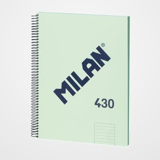 BLOC MILAN 430 since 1918 tapa EXTRA A4 80h HORIZONTAL 95g VERDE