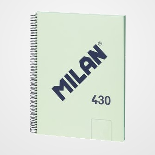 BLOC MILAN 430 since 1918 tapa EXTRA A4 80h LISO 95g VERDE