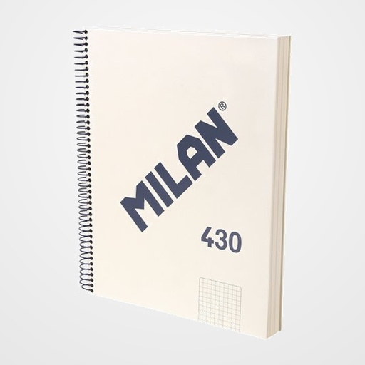 BLOC MILAN 430 since 1918 tapa EXTRA A4 120h CUADRIC.5x5 95g BEIGE