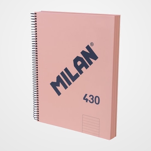 BLOC MILAN 430 since 1918 tapa EXTRA A4 120h HORIZONTAL 95g ROSA
