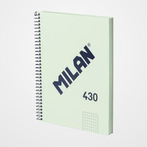BLOC MILAN 430 since 1918 tapa EXTRA A5 80h CUADRIC.5x5 95g VERDE