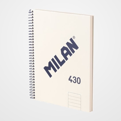 BLOC MILAN 430 since 1918 tapa EXTRA A5 80h HORIZONTAL 95g BEIGE
