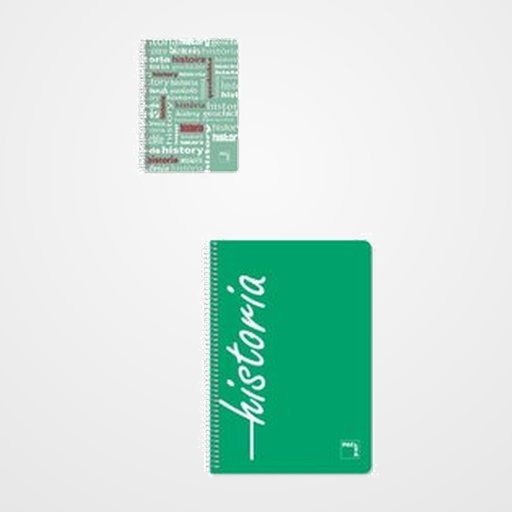 BLOC PACSA ASIGNATURAS tapa PP Fº 80h CUADRIC.4x4 90g HISTORIA