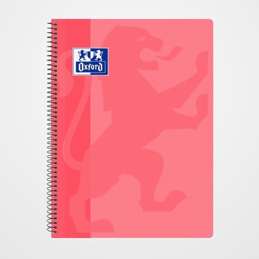 BLOC OXFORD SCHOOL CLASSIC tapa PP Fº 80h CUADRIC.4x4 90g ROSA CHICLE