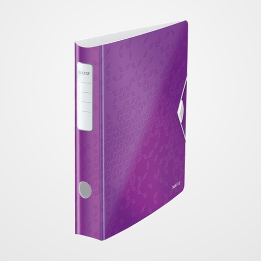 ARCHIVADOR palanca LEITZ WOW ACTIVE A4 180º 50mm VIOLETA METALIZADO