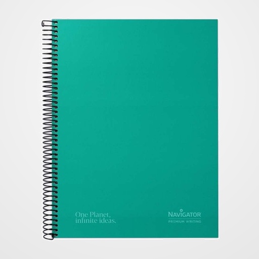 BLOC NAVIGATOR micro.tapa EXTRA A4+ 80h HORIZONTAL 80g VERDE