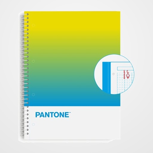 BLOC ESCOLOFI NOTEBOOK PANTONE TOGETHER A4 80h  CUADRIC.5x5 90g LIFE