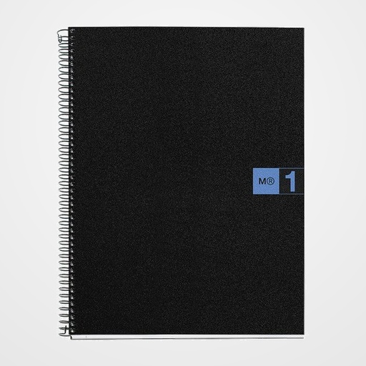 BLOC MIQUELRIUS THE ORIGINAL NOTEBOOK 1 micro.tapa PP A4 80h 70g CUADRIC.5x5 AZUL