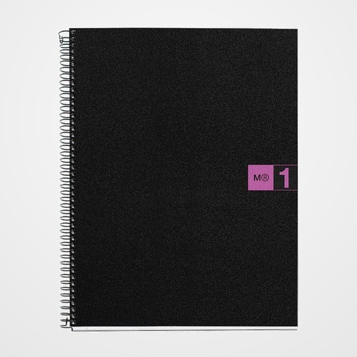 BLOC MIQUELRIUS THE ORIGINAL NOTEBOOK 1 micro.tapa PP A4 80h 70g CUADRIC.5x5 FUCSIA