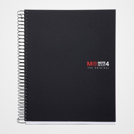 BLOC MIQUELRIUS THE ORIGINAL NOTEBOOK 4 micro.tapa PP A5 140h 70g CUADRIC.5x5 NEGRO