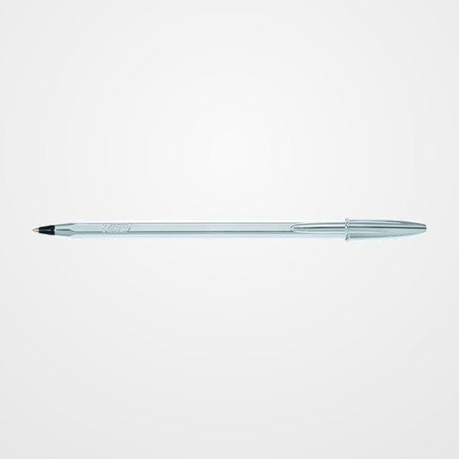 BOLIGRAFO BIC CRISTAL PLATA