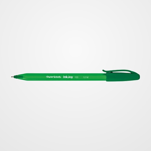 BOLIGRAFO PAPER MATE INKJOY 100 CAP VERDE