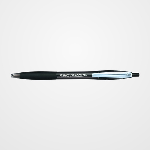 BOLIGRAFO BIC RETRACTIL ATLANTIS METAL CLIP 1.0 NEGRO