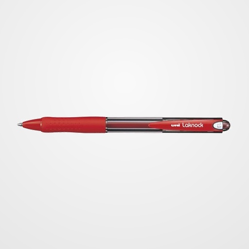 BOLIGRAFO RT. UNI-BALL LAKNOCK 1,0 (SN-100)  ROJO