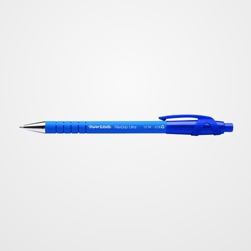 BOLIGRAFO PAPER RETRACTIL MATE FLEXGRIP  AZUL