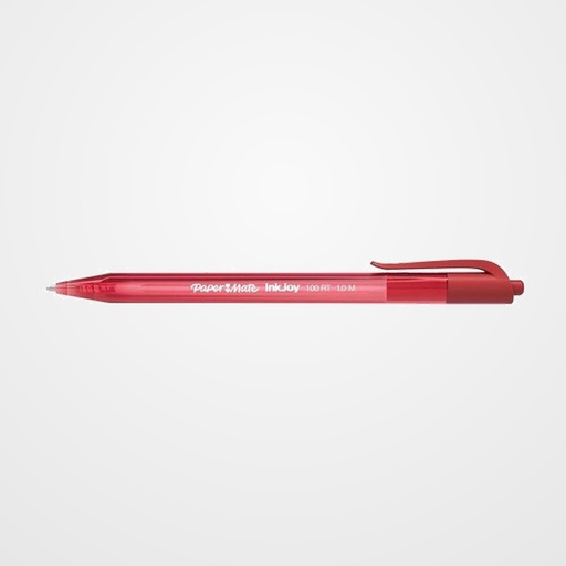 BOLIGRAFO RT. PAPER MATE INKJOY 100 RT  ROJO