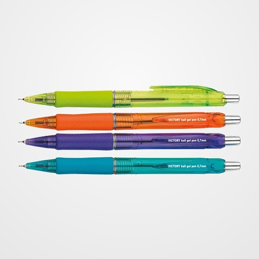 BOLIGRAFO CENTRUM RETRACTIL VICTORY TINTA AZUL COLORES SURTIDOS
