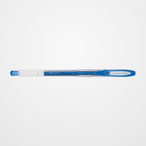 ROLLER GEL UNI-BALL SIGNO SPARKLING 1,0 (UM-120SP)  AZUL