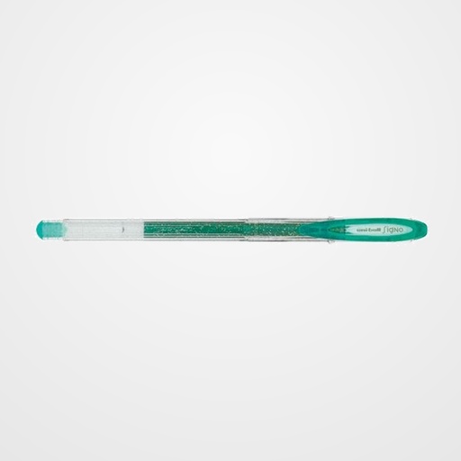 ROLLER GEL UNI-BALL SIGNO SPARKLING 1,0 (UM-120SP)  VERDE