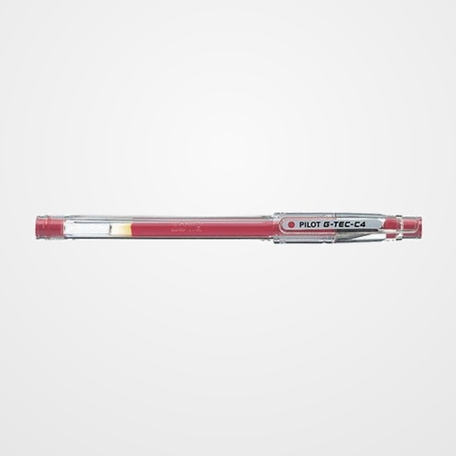 ROLLER GEL PILOT G-TEC-C4  ROJO