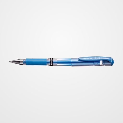 ROLLER GEL UNI-BALL SIGNO BROAD 1,0 (UM-153)  AZUL METALICO