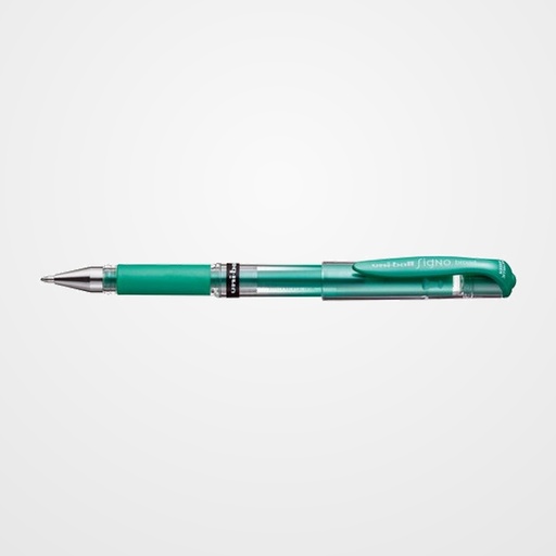 ROLLER GEL UNI-BALL SIGNO BROAD 1,0 (UM-153)  VERDE METALICO