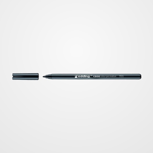 ROTULADOR FIBRA EDDING 1300  NEGRO