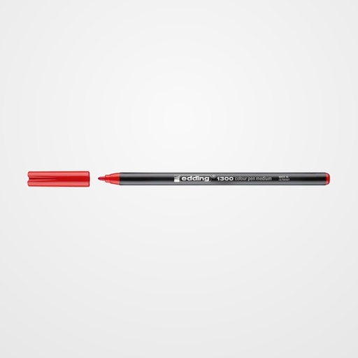 ROTULADOR FIBRA EDDING 1300  ROJO