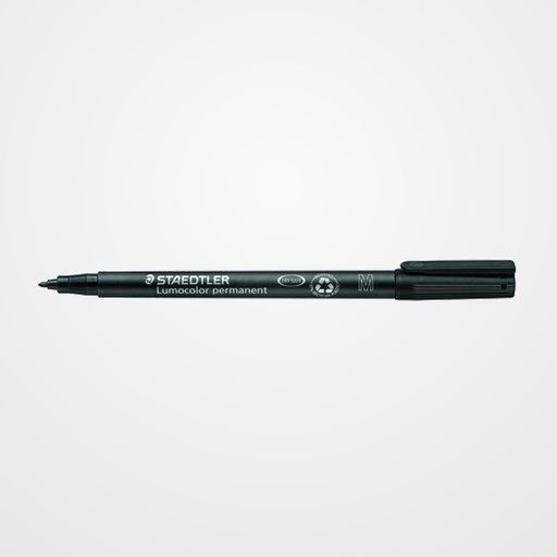 ROTULADOR PERMANENTE STAEDTLER 317 LUMOCOLOR (M)  NEGRO