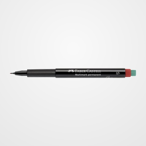 ROTULADOR PERMANENTE FABER-CASTELL MULTIMARK S  ROJO
