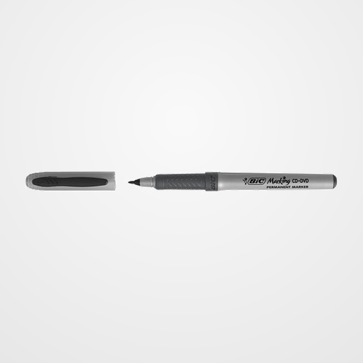 ROTULADOR PERMANENTE BIC MARKING CD-DVD  NEGRO