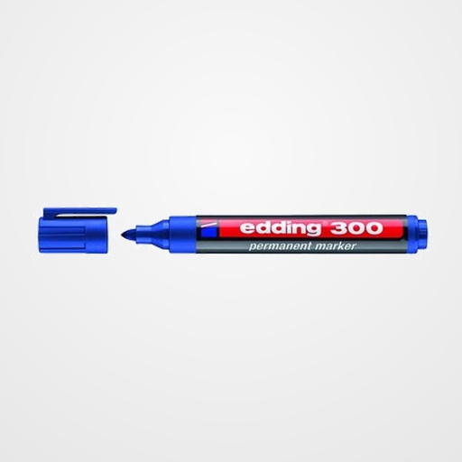 MARCADOR PERMANENTE EDDING  300 CONICO  AZUL