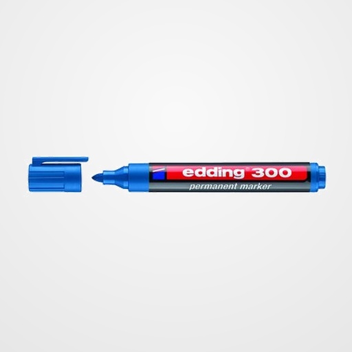 MARCADOR PERMANENTE EDDING  300 CONICO  AZUL CLARO